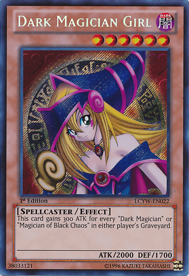 Dark Magician Girl [LCYW-EN022] Secret Rare - Josh's Cards