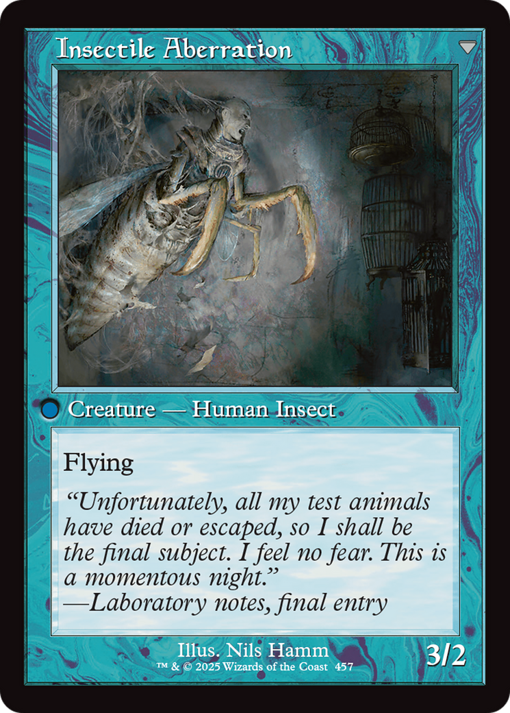 Delver of Secrets // Insectile Aberration (Retro Frame) (INR-457) - Innistrad Remastered