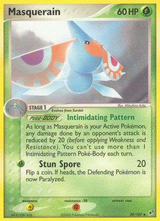 Masquerain 039 - Deoxys - Reverse Holofoil