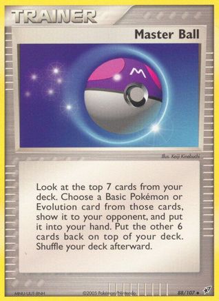 Master Ball 088 - Deoxys - Reverse Holofoil