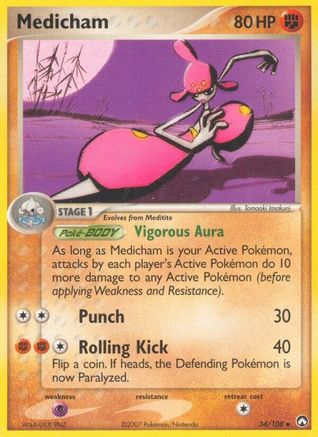 Medicham 034/108 - Power Keepers Reverse Holofoil