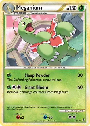 Meganium 027/95 - Call of Legends Reverse Holofoil