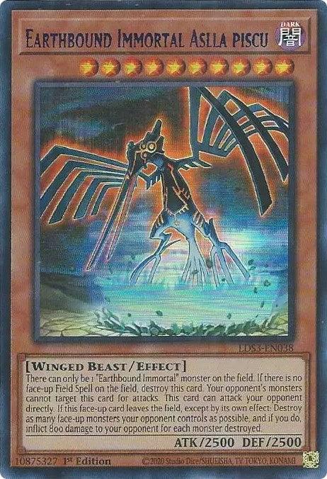 Earthbound Immortal Aslla piscu (Blue) [LDS3-EN038] Ultra Rare - Josh's Cards