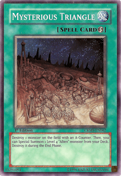 Mysterious Triangle [CRMS-EN062] Common - Josh's Cards