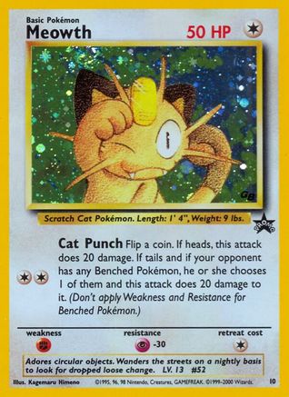 Meowth 010/53 - WoTC Promo Holofoil
