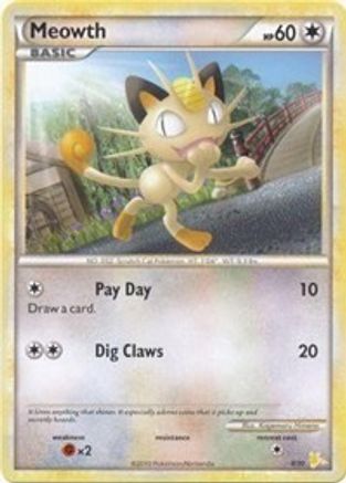 Meowth (#) 004 - HGSS Trainer Kit Gyarados & Raichu