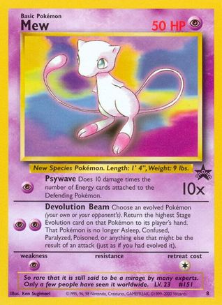 Mew 008/53 - WoTC Promo
