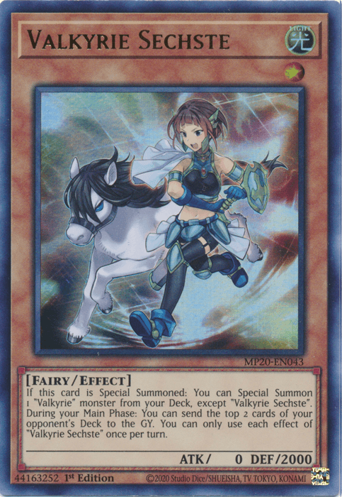 Valkyrie Sechste [MP20-EN043] Ultra Rare - Josh's Cards