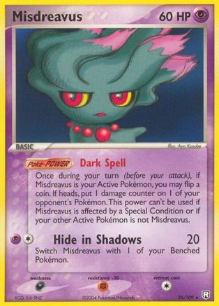 Misdreavus 025 - Team Rocket Returns - Reverse Holofoil