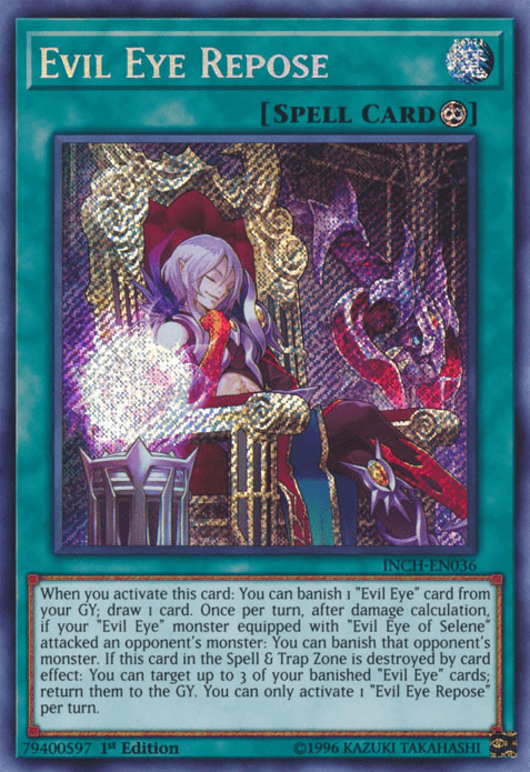 Evil Eye Repose [INCH-EN036] Secret Rare - Josh's Cards