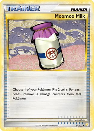 Moomoo Milk 094/123 - HeartGold SoulSilver Reverse Holofoil