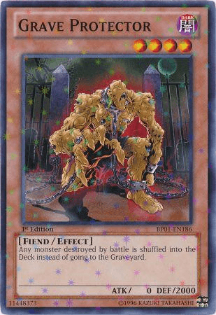 Grave Protector [BP01-EN186] Starfoil Rare - Josh's Cards