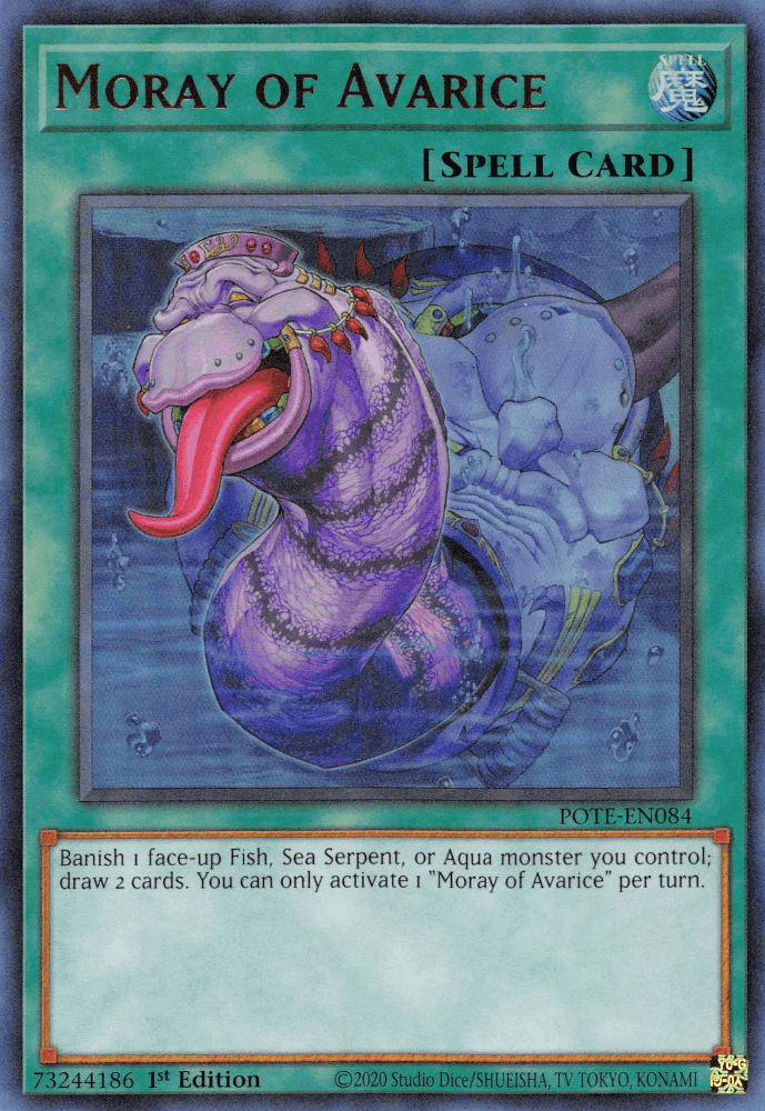 Moray of Avarice [POTE-EN084] Ultra Rare - Josh's Cards