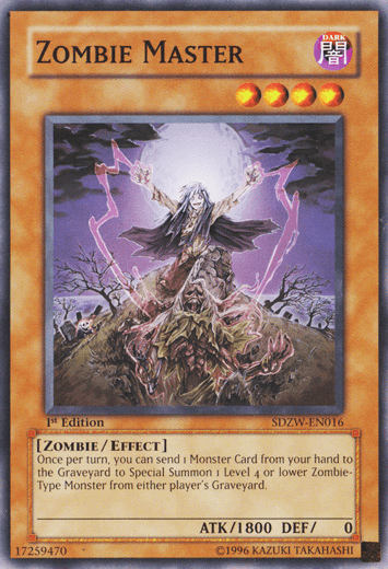 Zombie Master [SDZW-EN016] Common - Josh's Cards