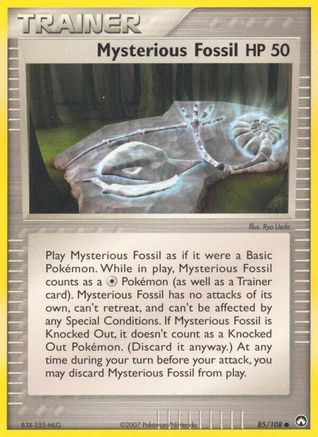 Mysterious Fossil 085/108 - Power Keepers Reverse Holofoil