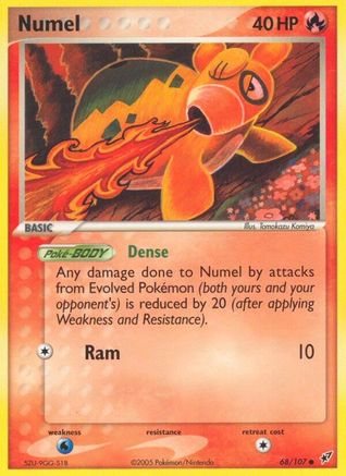 Numel 068/107 - Deoxys Reverse Holofoil