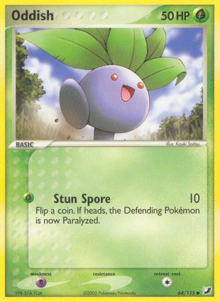 Oddish 064/115 - Unseen Forces Reverse Holofoil