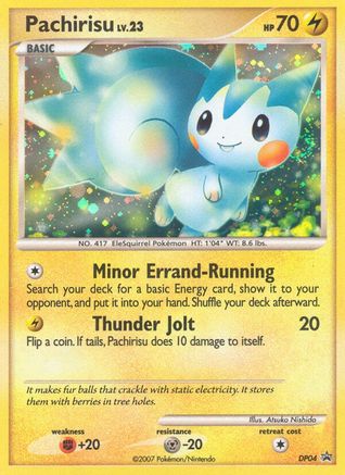 Pachirisu DP04/56 - Diamond and Pearl Promos Holofoil