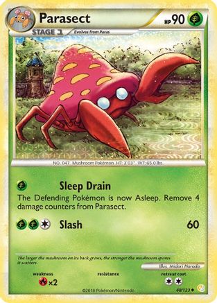 Parasect 048/123 - HeartGold SoulSilver