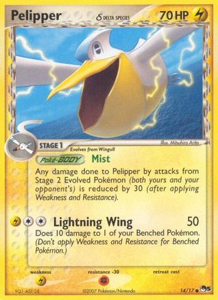 Pelipper (Delta Species) 014/17 - POP Series 5 Holofoil