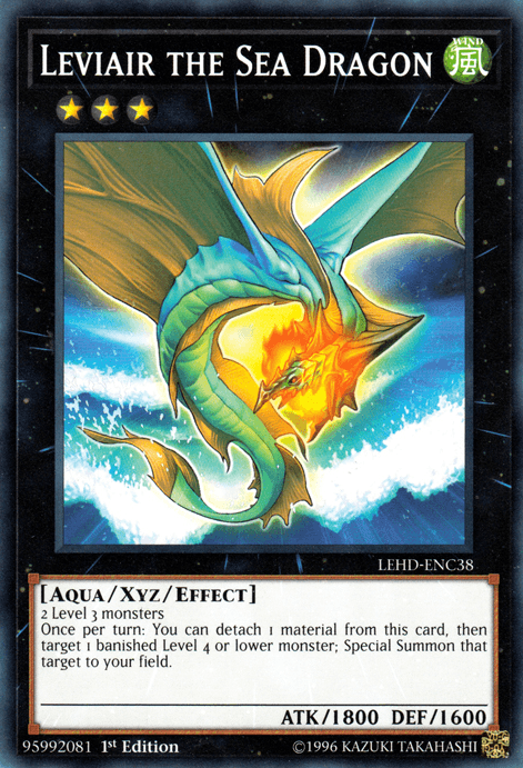 Leviair the Sea Dragon [LEHD-ENC38] Common - Josh's Cards