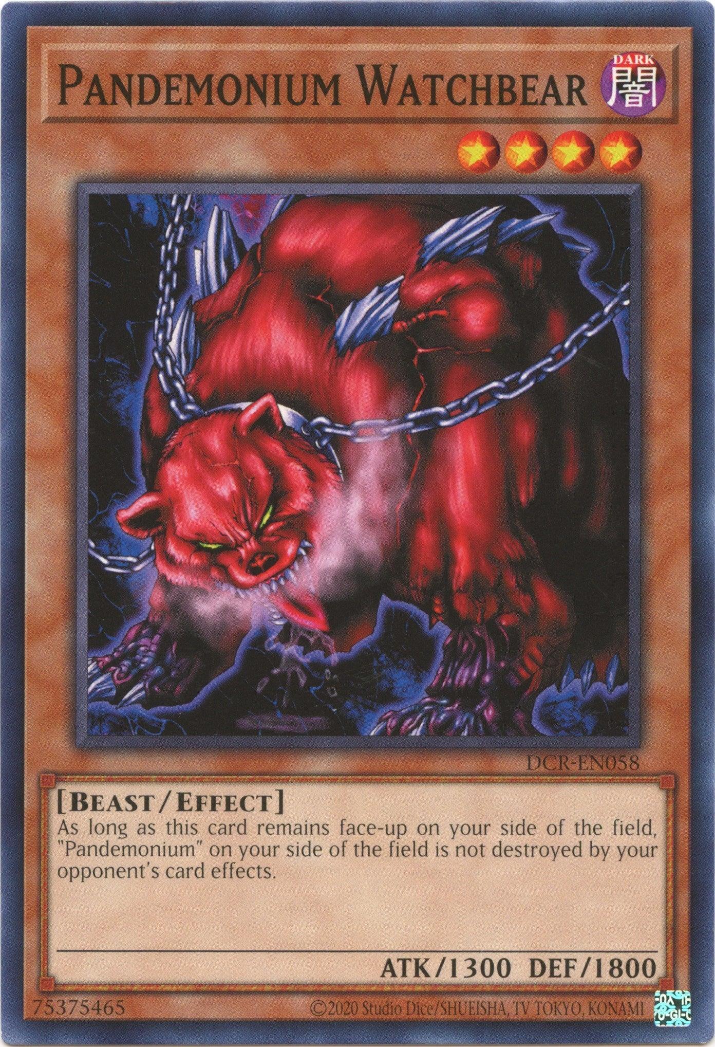 Pandemonium Watchbear (25th Anniversary) [DCR-EN058] Common - Josh's Cards