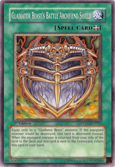 Gladiator Beast's Battle Archfiend Shield [PTDN-EN060] Common - Josh's Cards