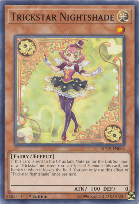 Trickstar Nightshade [MP19-EN004] Common - Josh's Cards