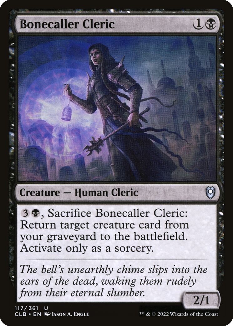 Bonecaller Cleric (CLB-117) - Commander Legends: Battle for Baldur's Gate
