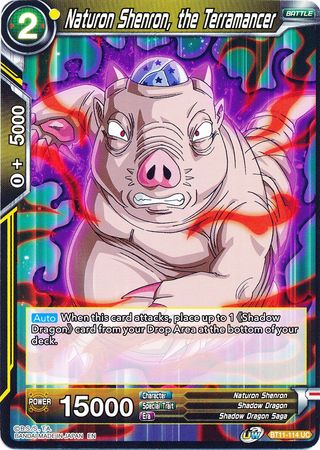 Naturon Shenron, the Terramancer (BT11-114) [Vermilion Bloodline] Parallel Foil