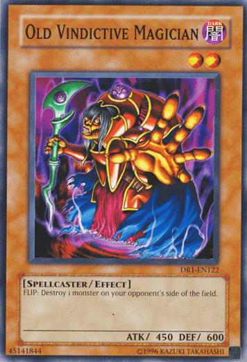 Old Vindictive Magician [DR1-EN122] Common - Josh's Cards