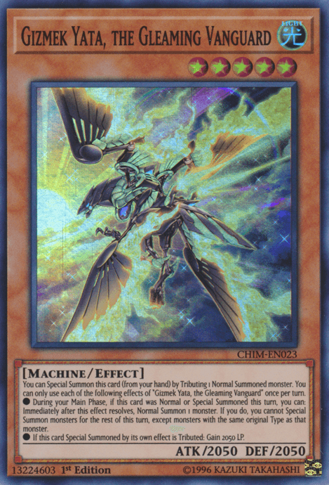 Gizmek Yata, the Gleaming Vanguard [CHIM-EN023] Super Rare - Josh's Cards