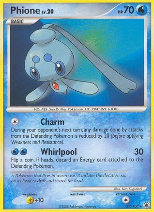 Phione 027/100 - Majestic Dawn Reverse Holofoil