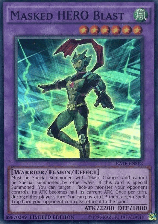 Masked HERO Blast [RATE-ENSE2] Super Rare - Josh's Cards