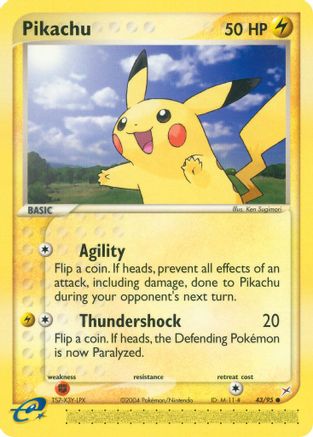 Pikachu 043/95 - Team Magma vs Team Aqua Reverse Holofoil