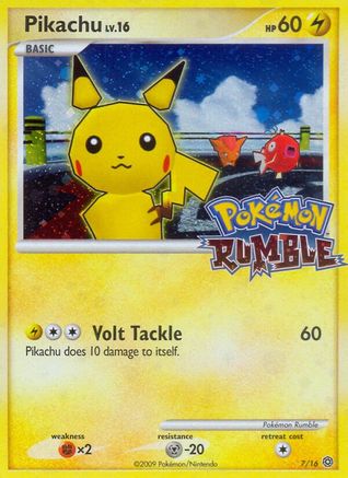 Pikachu 007/16 - Rumble Holofoil