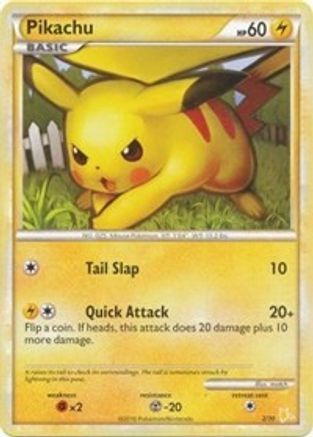 Pikachu (#) 002 - HGSS Trainer Kit Gyarados & Raichu