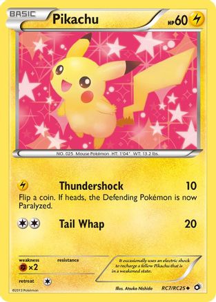 Pikachu RC7/RC25 - Legendary Treasures Radiant Collection Holofoil
