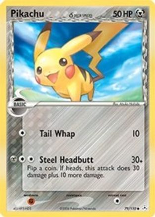 Pikachu (Delta Species) 079/110 - Holon Phantoms Reverse Holofoil