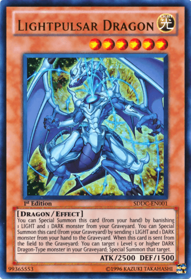 Lightpulsar Dragon [SDDC-EN001] Ultra Rare - Josh's Cards