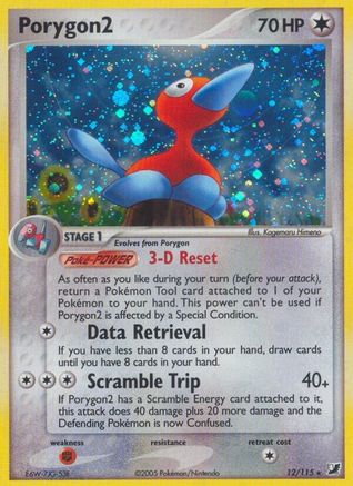 Porygon2 012 - Unseen Forces - Reverse Holofoil