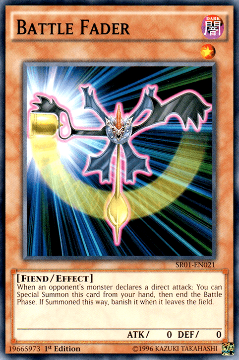 Battle Fader [SR01-EN021] Common - Josh's Cards