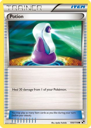 Potion 100/114 - Black and White Reverse Holofoil