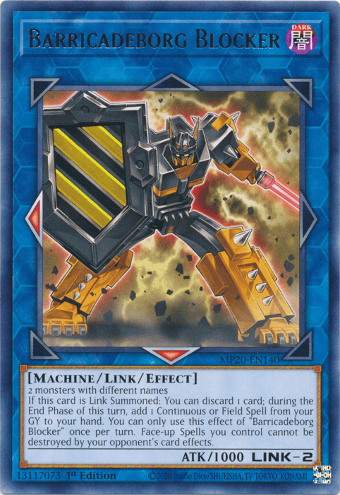Barricadeborg Blocker [MP20-EN140] Rare - Josh's Cards