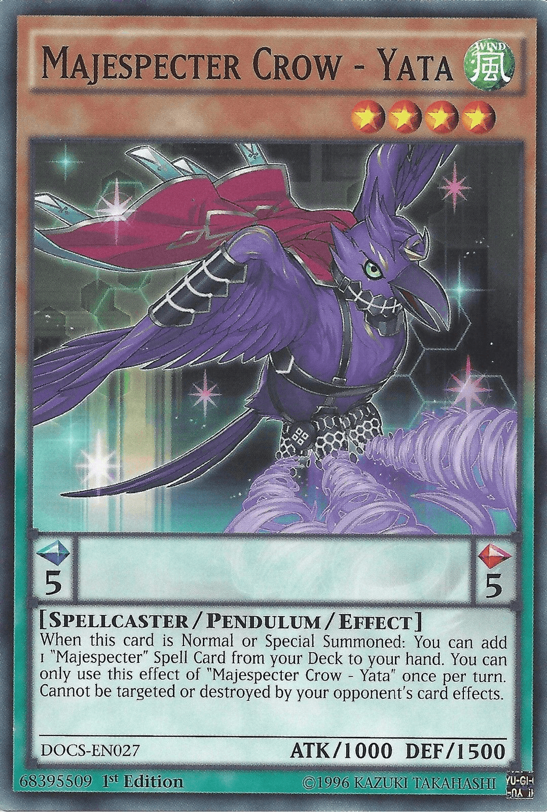 Majespecter Crow - Yata [DOCS-EN027] Common - Josh's Cards