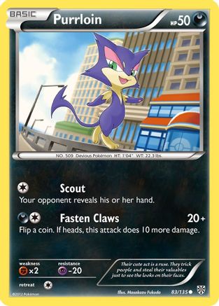 Purrloin 083/135 - Plasma Storm Reverse Holofoil