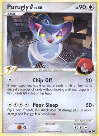 Purugly G 088/127 - Platinum Reverse Holofoil