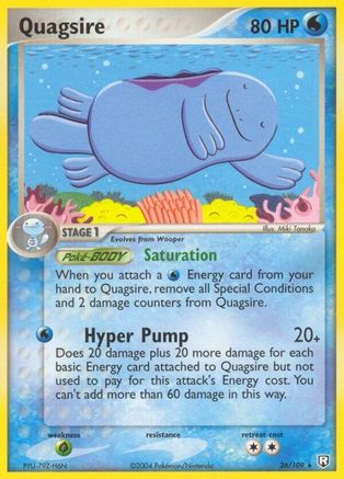 Quagsire 026/109 - Team Rocket Returns Reverse Holofoil