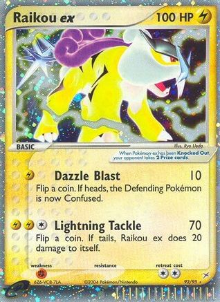 Raikou ex 092/95 - Team Magma vs Team Aqua Holofoil