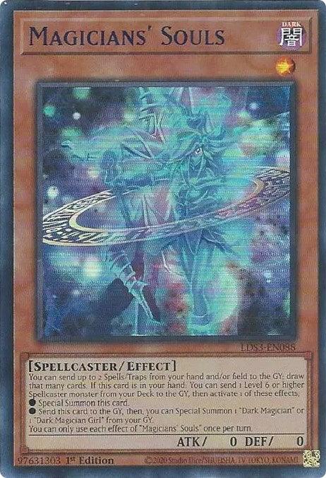 Magicians' Souls (Blue) [LDS3-EN088] Ultra Rare - Josh's Cards